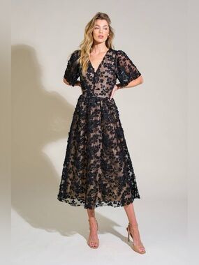 Sophie Woven Midi Dressed